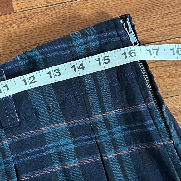Almost Famous Y2K Plaid Pleated Skirt Skort Medium Academia School Girl Goth - Picture 6 of 7